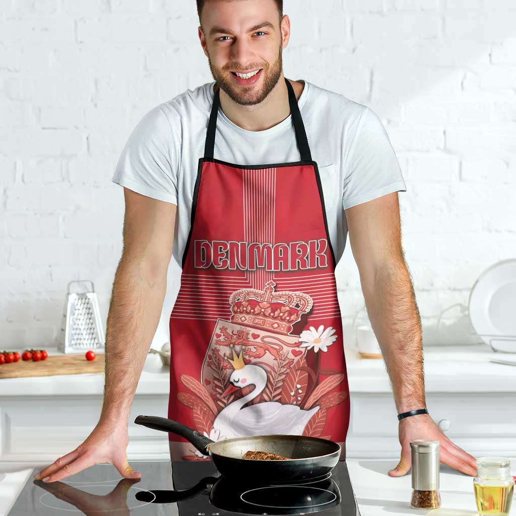 Denmark Apron Mute Swan With Symbol - Wonder Print Shop