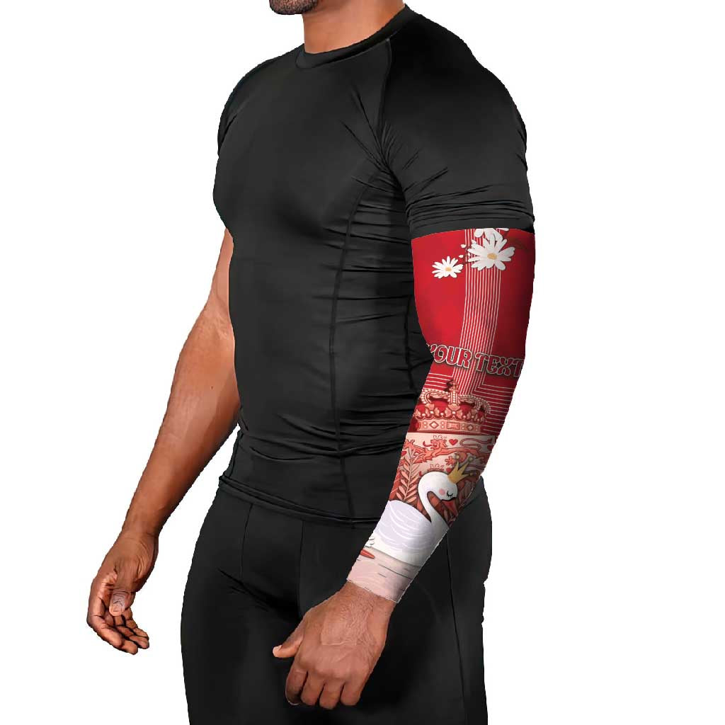 Denmark Arm Sleeves Mute Swan With Symbol - Wonder Print Shop