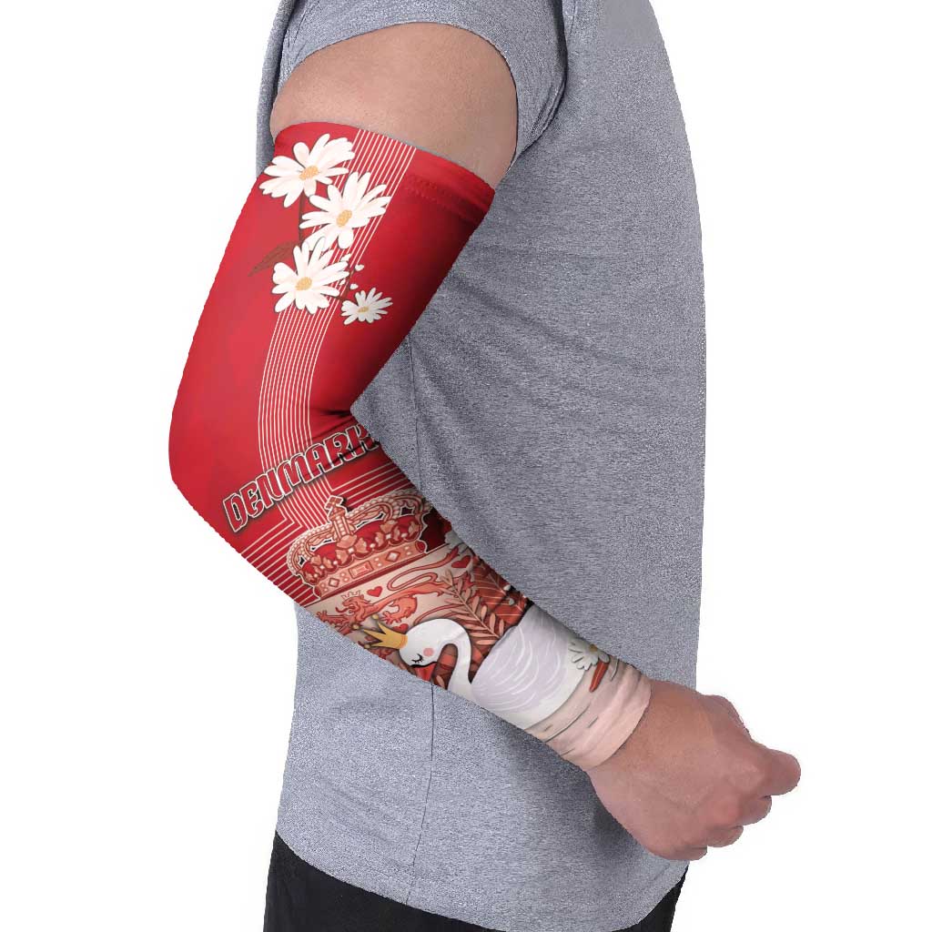 Denmark Arm Sleeves Mute Swan With Symbol - Wonder Print Shop
