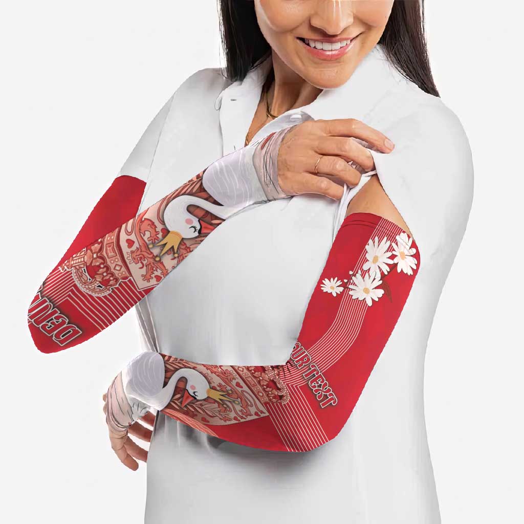 Denmark Arm Sleeves Mute Swan With Symbol - Wonder Print Shop