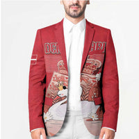 Personalized Denmark Blazer Mute Swan With Symbol - Wonder Print Shop