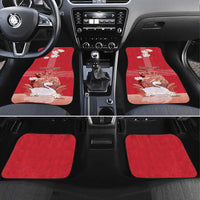Denmark Car Mats Mute Swan With Symbol - Wonder Print Shop