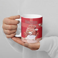 Personalized Denmark Ceramic Mug Mute Swan With Symbol - Wonder Print Shop