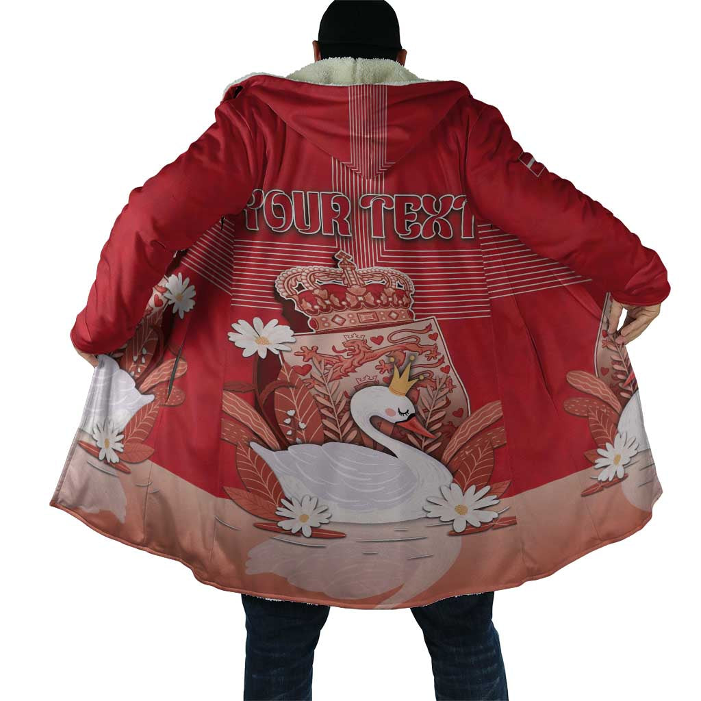Personalized Denmark Cloak Mute Swan With Symbol - Wonder Print Shop