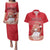 Personalized Denmark Couples Matching Puletasi and Hawaiian Shirt Mute Swan With Symbol - Wonder Print Shop