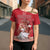 Personalized Denmark Cross Shoulder Shirt Mute Swan With Symbol - Wonder Print Shop
