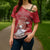 Personalized Denmark Cross Shoulder Shirt Mute Swan With Symbol - Wonder Print Shop
