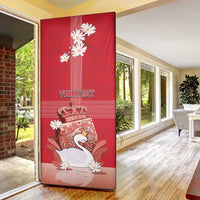 Denmark Door Cover Mute Swan With Symbol - Wonder Print Shop