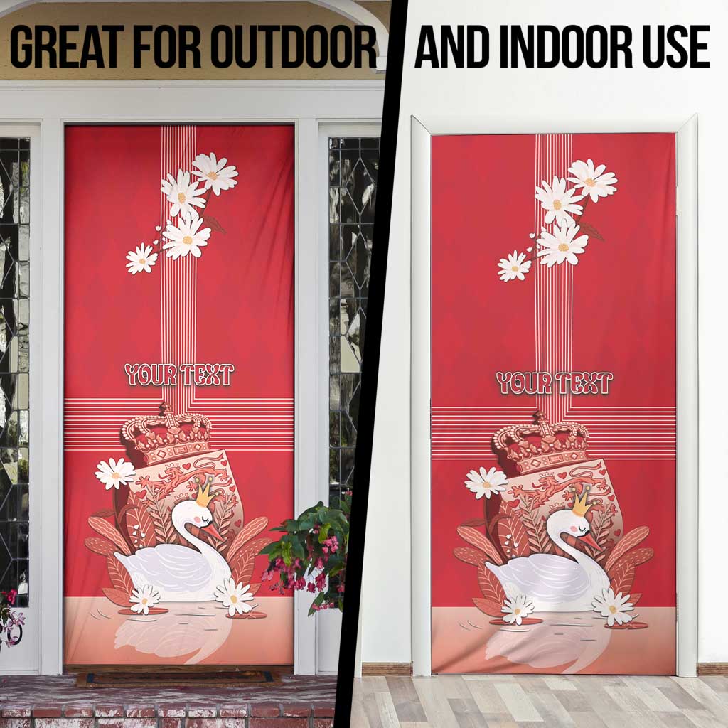 Denmark Door Cover Mute Swan With Symbol - Wonder Print Shop