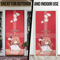 Denmark Door Cover Mute Swan With Symbol - Wonder Print Shop