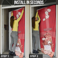 Denmark Door Cover Mute Swan With Symbol - Wonder Print Shop