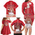 Personalized Denmark Family Matching Long Sleeve Bodycon Dress and Hawaiian Shirt Mute Swan With Symbol - Wonder Print Shop