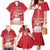 Personalized Denmark Family Matching Mermaid Dress and Hawaiian Shirt Mute Swan With Symbol - Wonder Print Shop