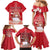 Personalized Denmark Family Matching Mermaid Dress and Hawaiian Shirt Mute Swan With Symbol - Wonder Print Shop