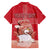 Personalized Denmark Family Matching Off The Shoulder Long Sleeve Dress and Hawaiian Shirt Mute Swan With Symbol - Wonder Print Shop