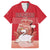 Personalized Denmark Family Matching Off Shoulder Maxi Dress and Hawaiian Shirt Mute Swan With Symbol - Wonder Print Shop
