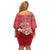 Personalized Denmark Family Matching Off Shoulder Short Dress and Hawaiian Shirt Mute Swan With Symbol - Wonder Print Shop