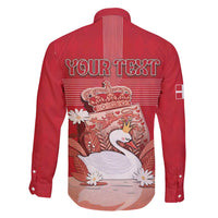 Personalized Denmark Family Matching Puletasi and Hawaiian Shirt Mute Swan With Symbol - Wonder Print Shop