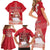 Personalized Denmark Family Matching Short Sleeve Bodycon Dress and Hawaiian Shirt Mute Swan With Symbol - Wonder Print Shop