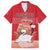 Personalized Denmark Family Matching Short Sleeve Bodycon Dress and Hawaiian Shirt Mute Swan With Symbol - Wonder Print Shop