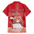 Personalized Denmark Family Matching Tank Maxi Dress and Hawaiian Shirt Mute Swan With Symbol - Wonder Print Shop