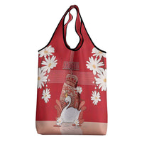 Denmark Grocery Bag Mute Swan With Symbol - Wonder Print Shop