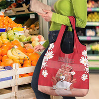 Denmark Grocery Bag Mute Swan With Symbol - Wonder Print Shop