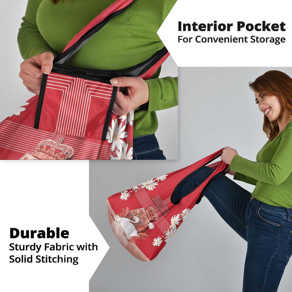 Denmark Grocery Bag Mute Swan With Symbol - Wonder Print Shop