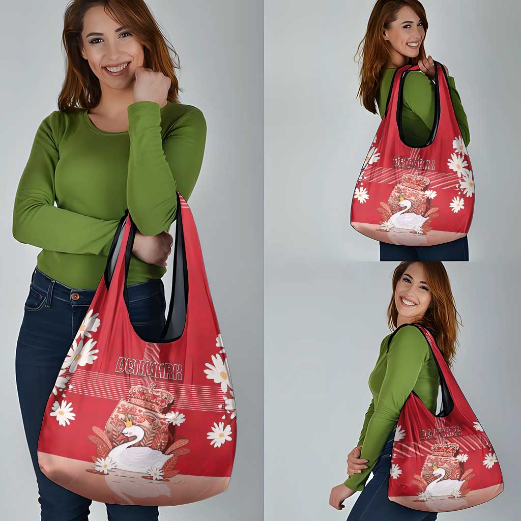 Denmark Grocery Bag Mute Swan With Symbol - Wonder Print Shop
