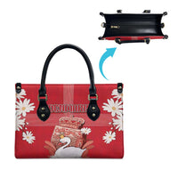 Denmark Leather Bag Mute Swan With Symbol - Wonder Print Shop