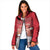 Personalized Denmark Padded Jacket Mute Swan With Symbol - Wonder Print Shop