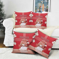 Denmark Pillow Cover Mute Swan With Symbol - Wonder Print Shop