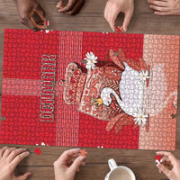 Denmark Puzzle Mute Swan With Symbol - Wonder Print Shop