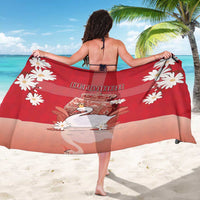 Denmark Sarong Mute Swan With Symbol - Wonder Print Shop