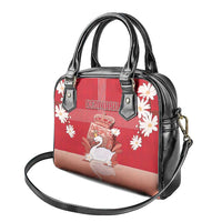 Denmark Shoulder Handbag Mute Swan With Symbol - Wonder Print Shop