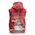 Personalized Denmark Sleeveless Zip Hoodie Mute Swan With Symbol - Wonder Print Shop