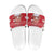 Denmark Slide Sandals Mute Swan With Symbol - Wonder Print Shop