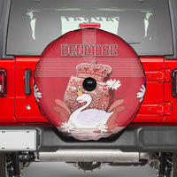 Denmark Spare Tire Cover Mute Swan With Symbol - Wonder Print Shop