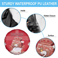 Denmark Spare Tire Cover Mute Swan With Symbol - Wonder Print Shop