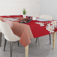 Denmark Tablecloth Mute Swan With Symbol - Wonder Print Shop