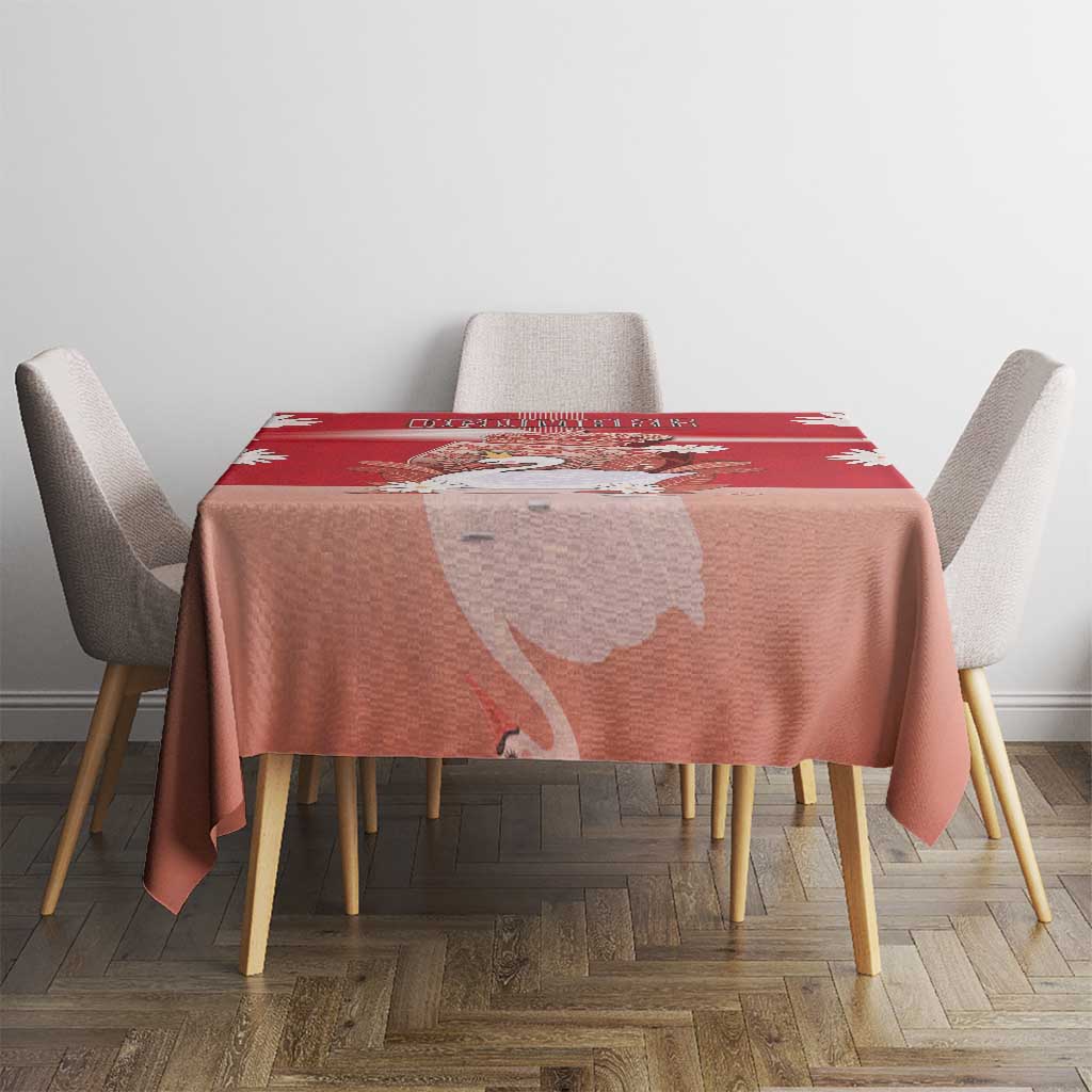 Denmark Tablecloth Mute Swan With Symbol - Wonder Print Shop
