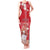 Personalized Denmark Tank Maxi Dress Mute Swan With Symbol - Wonder Print Shop
