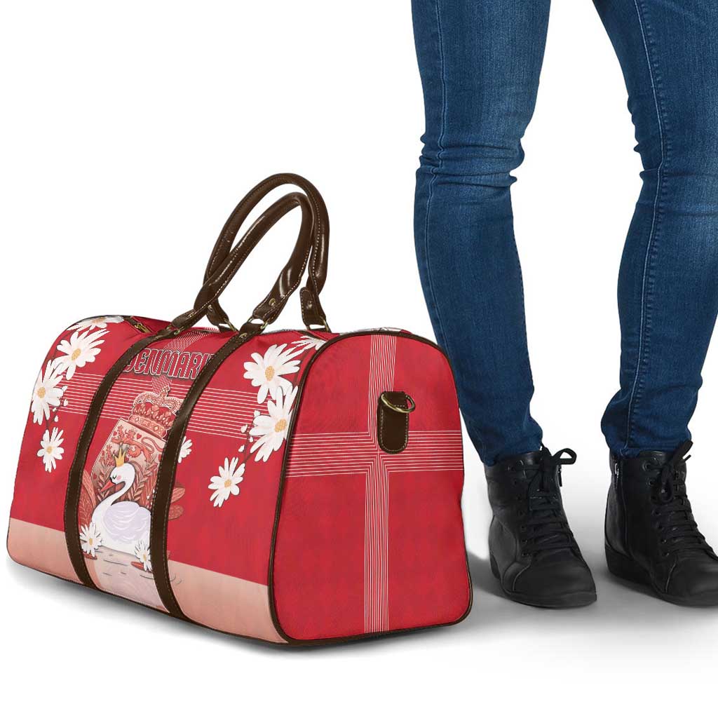 Denmark Travel Bag Mute Swan With Symbol - Wonder Print Shop