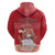 Personalized Denmark Zip Hoodie Mute Swan With Symbol - Wonder Print Shop