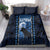 Estonia Bedding Set Night Wolf With Pattern - Wonder Print Shop