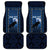 Estonia Car Mats Night Wolf With Pattern - Wonder Print Shop