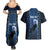 Personalized Estonia Couples Matching Summer Maxi Dress and Hawaiian Shirt Night Wolf With Pattern - Wonder Print Shop