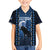 Personalized Estonia Kid Hawaiian Shirt Night Wolf With Pattern - Wonder Print Shop