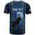 Personalized Estonia T Shirt Night Wolf With Pattern - Wonder Print Shop
