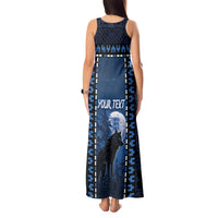 Personalized Estonia Tank Maxi Dress Night Wolf With Pattern - Wonder Print Shop